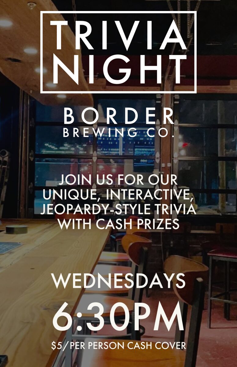 Border Brew Co Trivia Night! – Event_Image