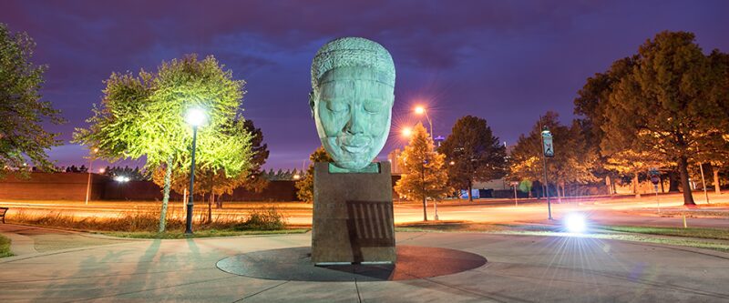 Charlie Parker Memorial in the 18th & Vine District