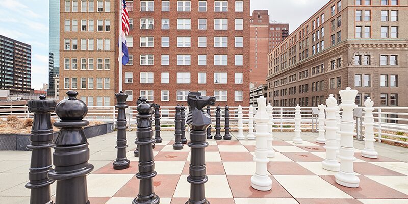 Kansas City Library rooftop