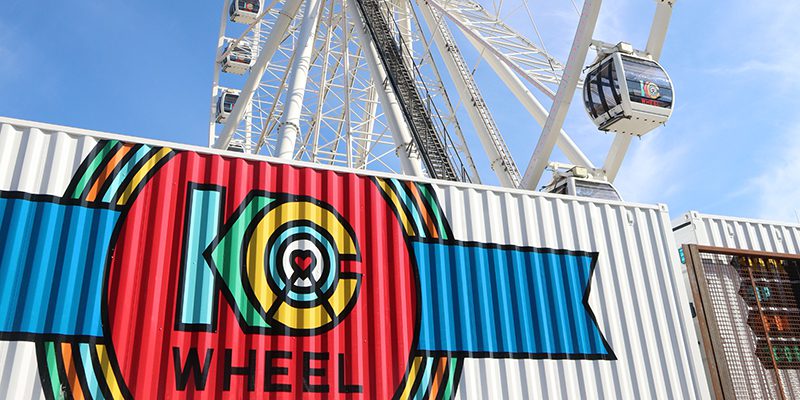 KC Wheel on a sunny day